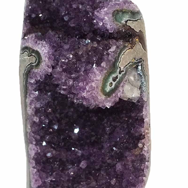 1.07kg Amethyst Crystal Geode Specimen DJ575 4 Amethyst Crystal Geode Specimen DJ575-1