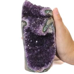 1.07kg Amethyst Crystal Geode Specimen DJ575 7 Amethyst Crystal Geode Specimen DJ575-2