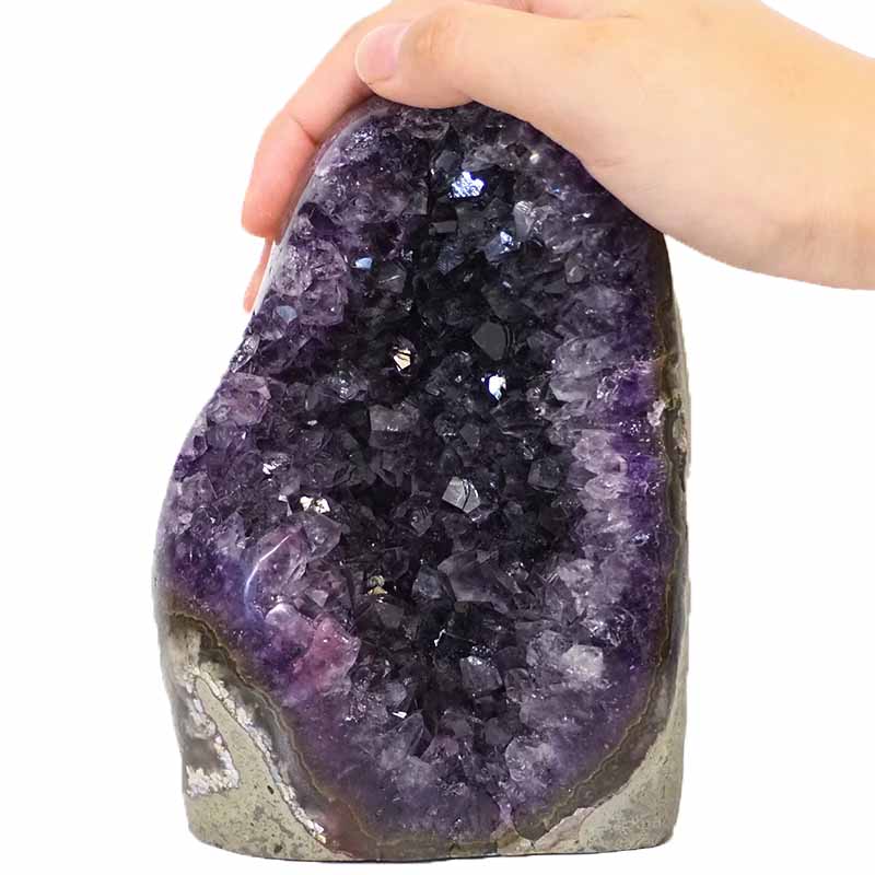 1.34kg Amethyst Crystal Geode Specimen DJ576 5 Amethyst Crystal Geode Specimen DJ576-2