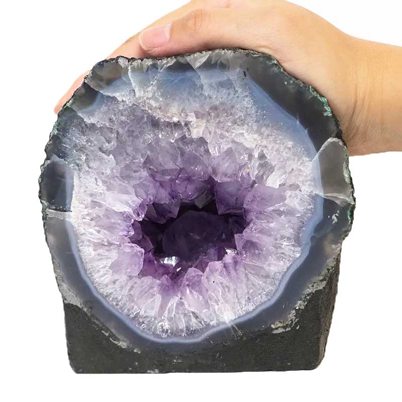 2kg Amethyst Crystal Geode Specimen DJ583 5 Amethyst Crystal Geode Specimen DJ583-2