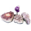 Amethyst Crystal Set - 4 Pieces S322 2 Amethyst Crystal Set - 4 Pieces S322