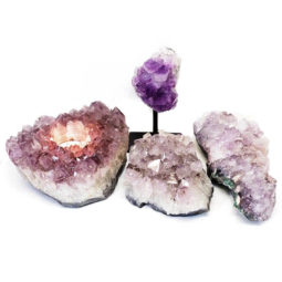 Amethyst Crystal Set - 4 Pieces S322
