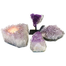 Amethyst Crystal Set - 4 Pieces S323-1