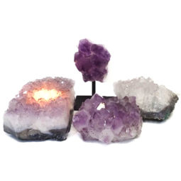 Amethyst Crystal Set - 4 Pieces S325