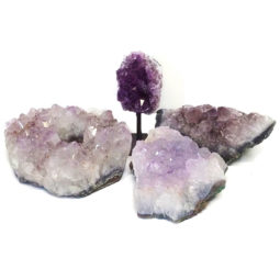 Amethyst Crystal Set - 4 Pieces S327 7 Amethyst Crystal Set - 4 Pieces S327