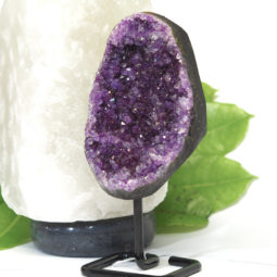 1.31kg Amethyst Druze Specimen on Stand DCF 273 6 Amethyst Druze Specimen DCF 273 | Himalayan Salt Factory