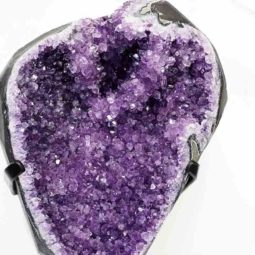 Amethyst Geode on Metal Stand DS255