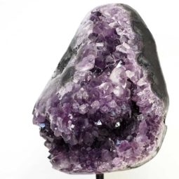 Amethyst Geode on Metal Stand DS237
