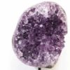 2.91kg Amethyst Geode With Custom Metal Stand DS240 1 Amethyst Geode on Metal Stand DS240