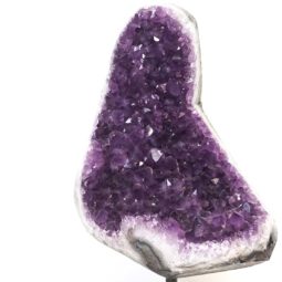 Amethyst Geode on Metal Stand DS242