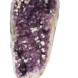 2.65kg Amethyst Geode With Custom Metal Stand DS244 8 Amethyst Geode on Metal Stand DS244