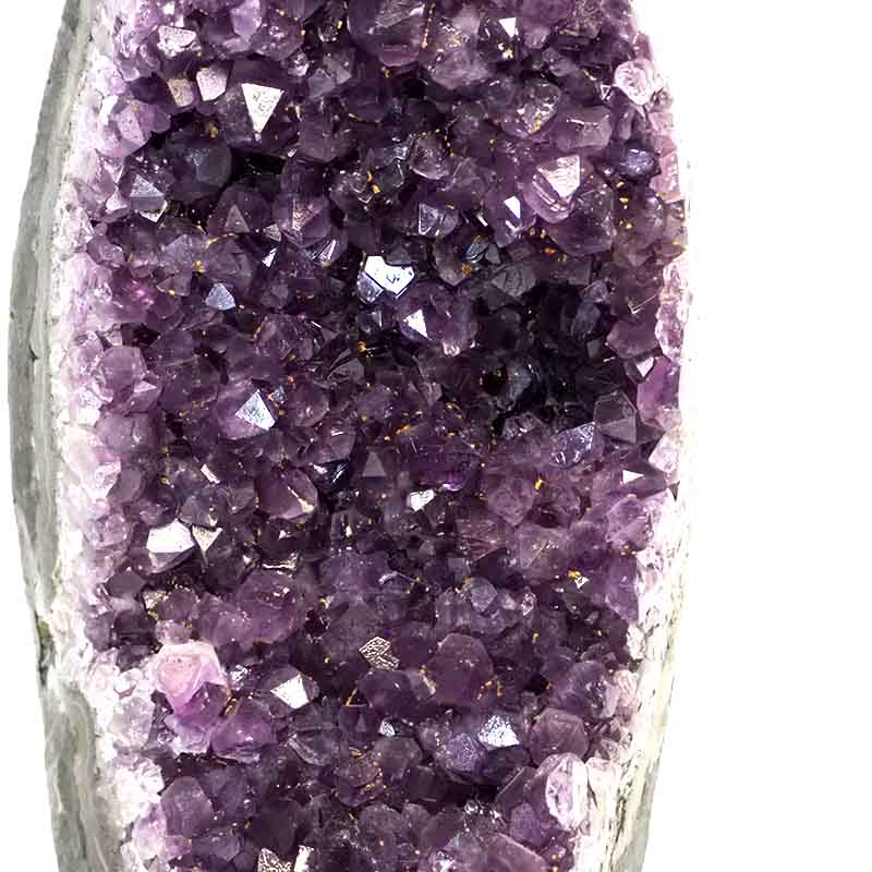 2.65kg Amethyst Geode With Custom Metal Stand DS247 5 Amethyst Geode on Metal Stand DS247