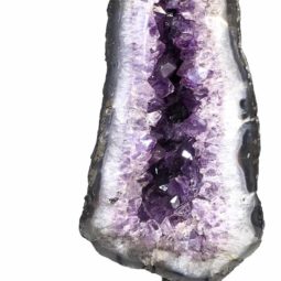 3.68kg Amethyst Geode With Custom Metal Stand DS252 9 Amethyst Geode on Metal Stand DS252