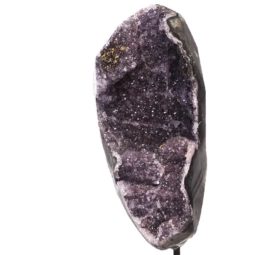 Amethyst Geode on Metal Stand DS253
