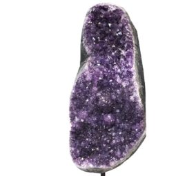 Amethyst Geode on Metal Stand DS254