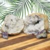 6.95kg Calcite Geode Set with Amethyst DJ440 1 Calcite Geode Set with Amethyst DJ440