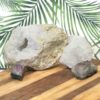 6.85kg Calcite Geode Set with Amethyst DJ445 2 Calcite Geode Set with Amethyst DJ445