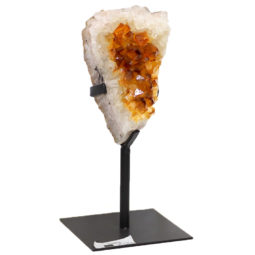 Citrine Cluster With Custom Metal Stand DS261