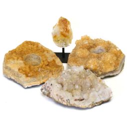 Citrine Crystal Set 4 Pieces S331 7 Citrine Crystal Set 4 Pieces S331