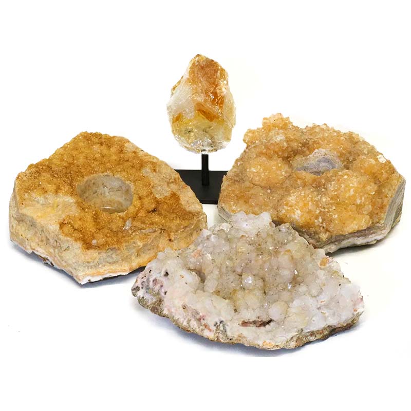 Citrine Crystal Set 4 Pieces S331 5 Citrine Crystal Set 4 Pieces S331