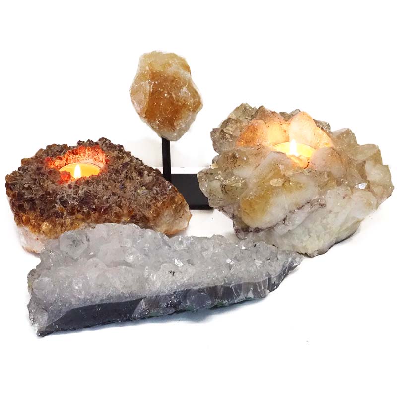 Citrine Crystal Set 4 Pieces S332 3 Citrine Crystal Set 4 Pieces S332-2