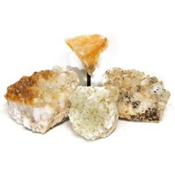 Citrine Crystal Set 4 Pieces S333 7 Citrine Crystal Set 4 Pieces S333