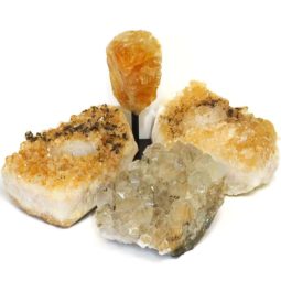 Citrine Crystal Set 4 Pieces S334 5 Citrine Crystal Set 4 Pieces S334-1