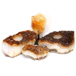Citrine Crystal Set 4 Pieces S335 7 Citrine Crystal Set 4 Pieces S335