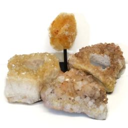 Citrine Crystal Set 4 Pieces S336 6 Citrine Crystal Set 4 Pieces S336-2