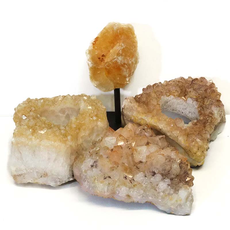 Citrine Crystal Set 4 Pieces S336 4 Citrine Crystal Set 4 Pieces S336-2