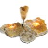 Citrine Crystal Set 4 Pieces S341 1 Citrine Crystal Set - 4 Pieces S341