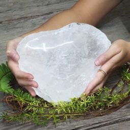 Clear Quartz Large Bowl DS1400 | Himalayan Salt Factory