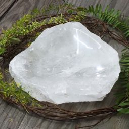 Clear Quartz Large Bowl DS1400 | Himalayan Salt Factory
