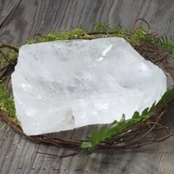 Clear Quartz Large Bowl DS1401 | Himalayan Salt Factory