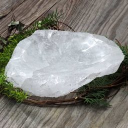 Clear Quartz Large Bowl DS1414 | Himalayan Salt Factory