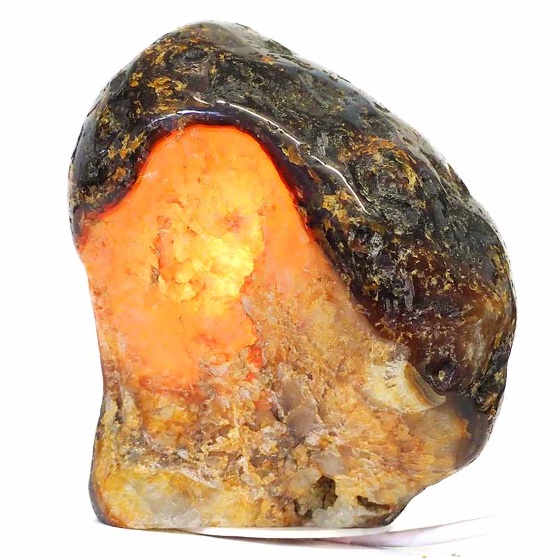 2.40kg Fire Agate Lamp S168 4 Fire Agate Lamp S168