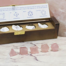 Rose Quartz Sacred Geometry Set