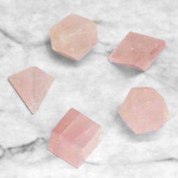 Rose Quartz Sacred Geometry Set 1