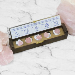 Rose Quartz Sacred Geometry Set 2