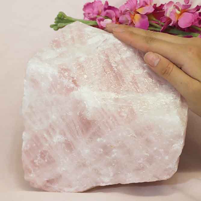5.25kg Healing Rose Quartz Rough J470 4 Healing Rose Quartz Rough J470-1