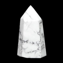 Howlite Obelisk (7-8cm) | Himalayan Salt Factory
