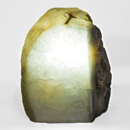 Natural Agate Crystal Lamp with LED Bulb N1169 | Himalayan Salt Factory