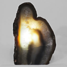 3.38kg Natural Agate Crystal Lamp with LED Bulb N1180 6 Natural Agate Crystal Lamp with LED Bulb N1180 | Himalayan Salt Factory