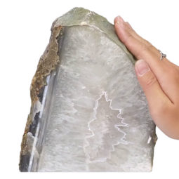 3.15kg Natural Agate Crystal Lamp with LED Bulb N1181 7 Natural Agate Crystal Lamp with LED Bulb N1181 | Himalayan Salt Factory
