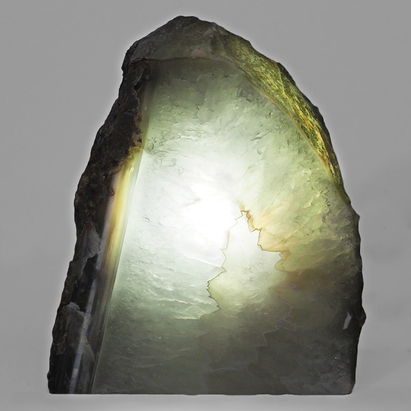 3.15kg Natural Agate Crystal Lamp with LED Bulb N1181 4 Natural Agate Crystal Lamp with LED Bulb N1181 | Himalayan Salt Factory