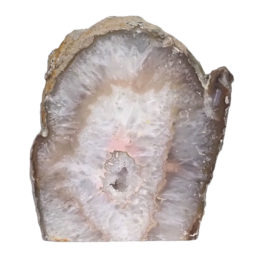 Natural Agate Crystal Lamp with LED Bulb N1194 | Himalayan Salt Factory