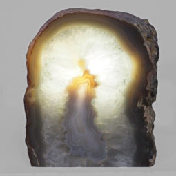 3.80kg Natural Agate Crystal Lamp with LED Bulb N1198 6 Natural Agate Crystal Lamp with LED Bulb N1198 | Himalayan Salt Factory