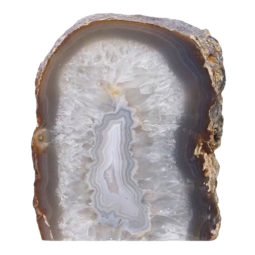 Natural Agate Crystal Lamp with LED Bulb N1198 | Himalayan Salt Factory