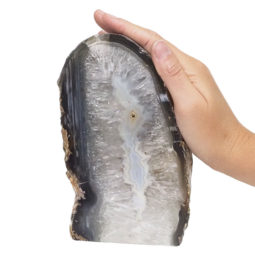 2.22kg Natural Agate Crystal Lamp with LED Bulb N1265 7 Natural Agate Crystal Lamp with LED Bulb N1265 | Himalayan Salt Factory