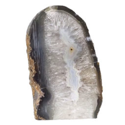 Natural Agate Crystal Lamp with LED Bulb N1265 | Himalayan Salt Factory